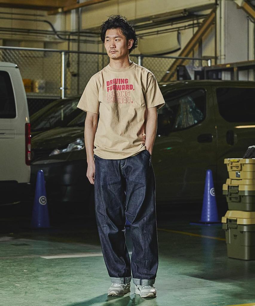 GORDON MILLER Short Sleeve DRIVING FORWARD L Size Beige 1750807 Men's T-Shirt