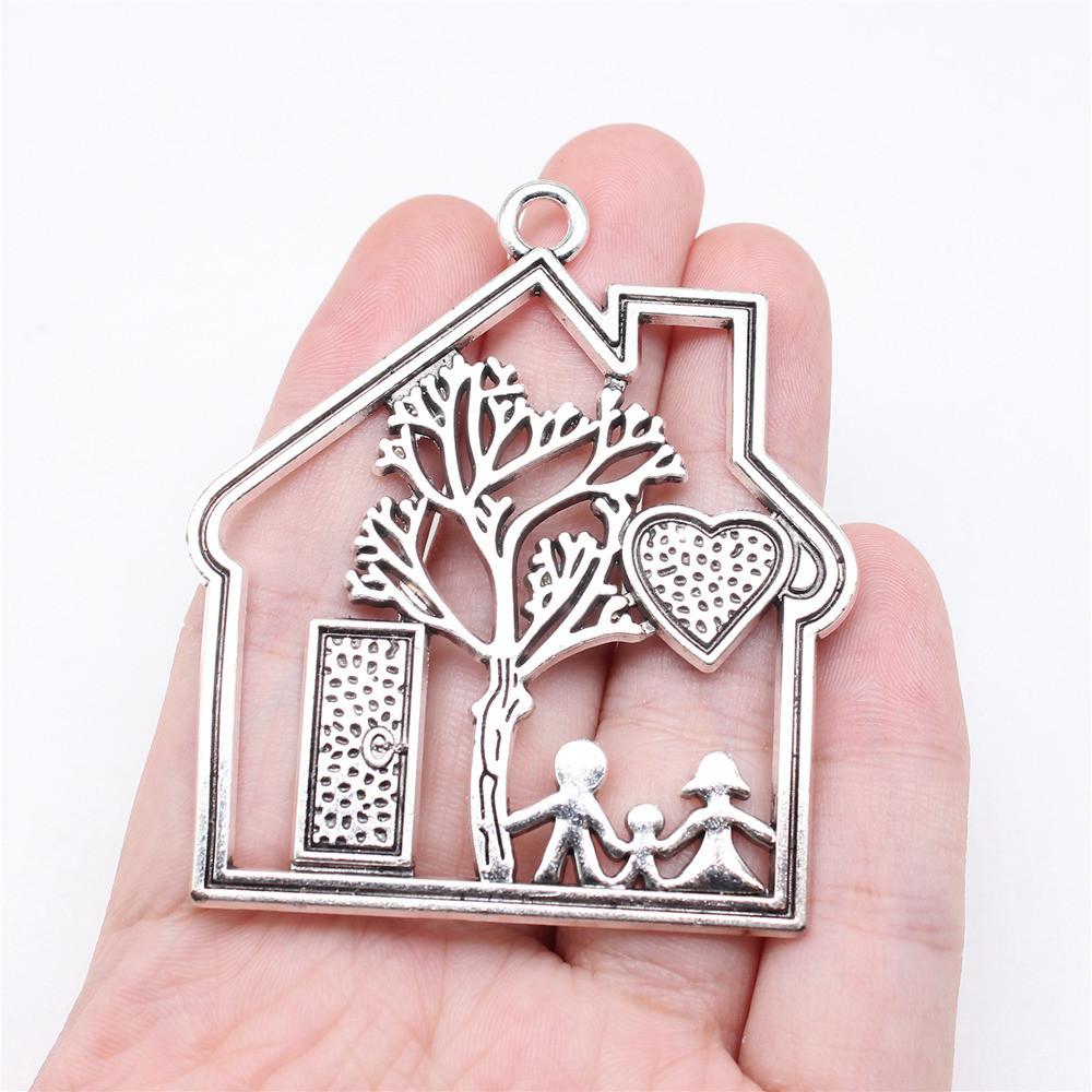 Charms Big Tree Of Life Pendants Wedding Jewelry Findings QC017