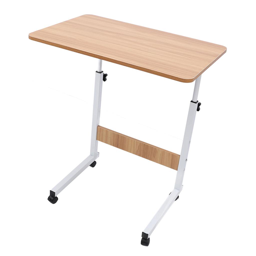 Sofa Bed Side Table Mobile Laptop Computer Desk Cart Over Bed Table with Wheels for Sofa Laptop
