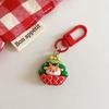 Cartoon Santa Claus Keychain Ornament - Cute Christmas Gift for Backpack or Home