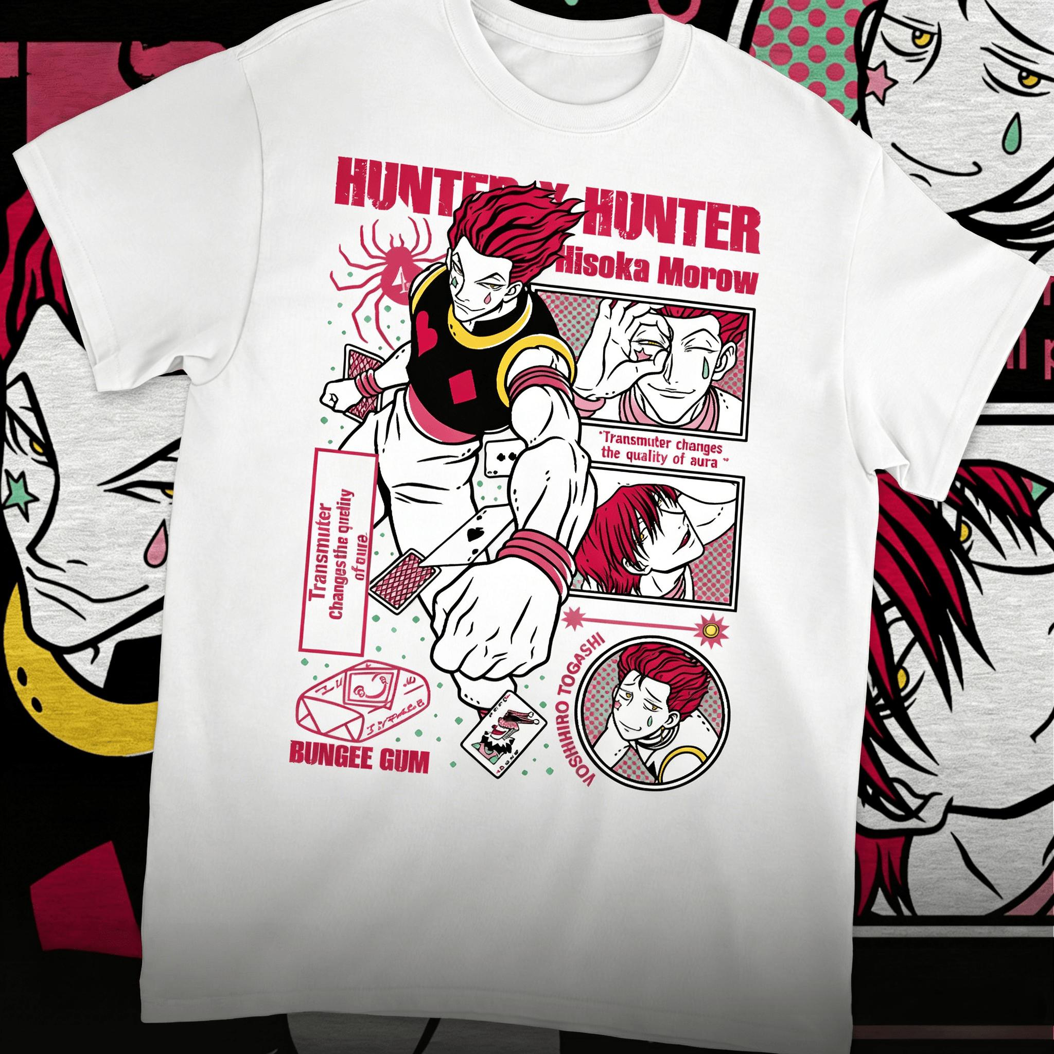 

Hunter x Hunter Hisoka Graphic Unisex TShirt Oversized 100 Cotton Unisex ONeck Short Sleeve Women New Y2k Popular Streetwear Tee 4XL