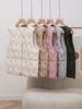 Women's Lightweight Collarless Down Vest - Stylish 2025 Autumn Fashion, Short Inner Layer with 90% White Duck Down Filling