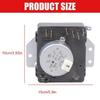 Replacement Part Corrosion Resistant Dryer Timer Accurate Time Control Metal Texture Suitable for Extended Lifespans