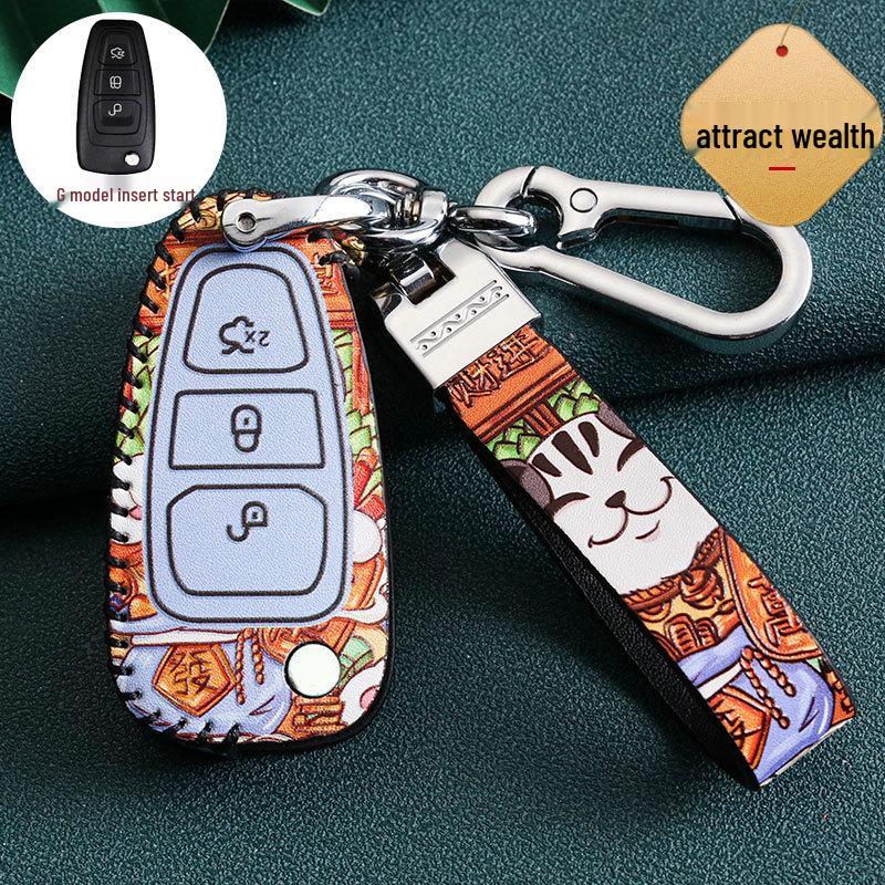 Ford Key Cover for Fiesta, Focus, Kuga, Ecosport, Edge, Mondeo