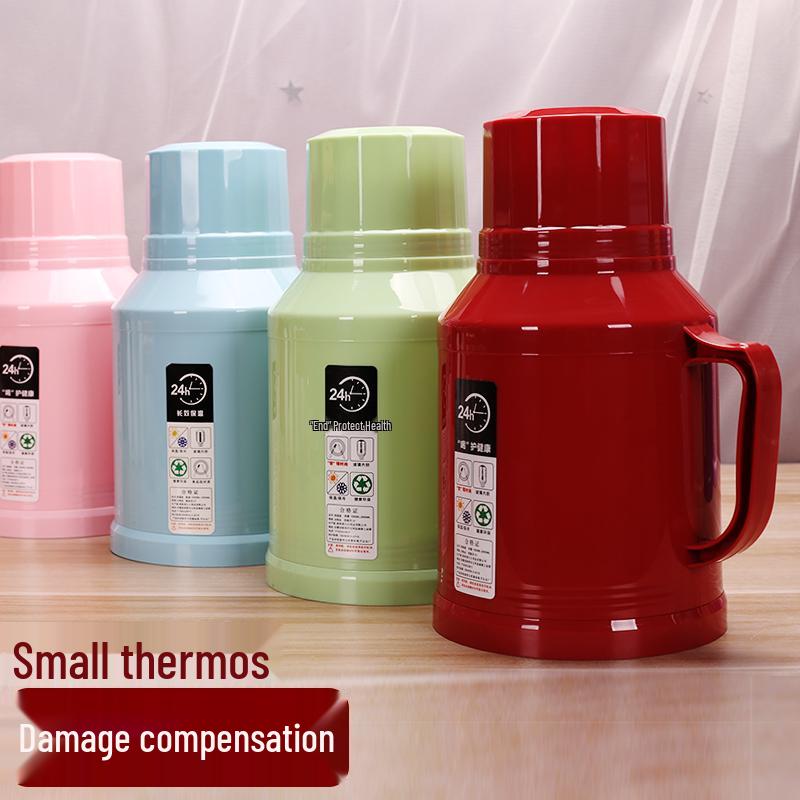 Vintage Small Insulated Thermos Bottle for Warm Water & Tea