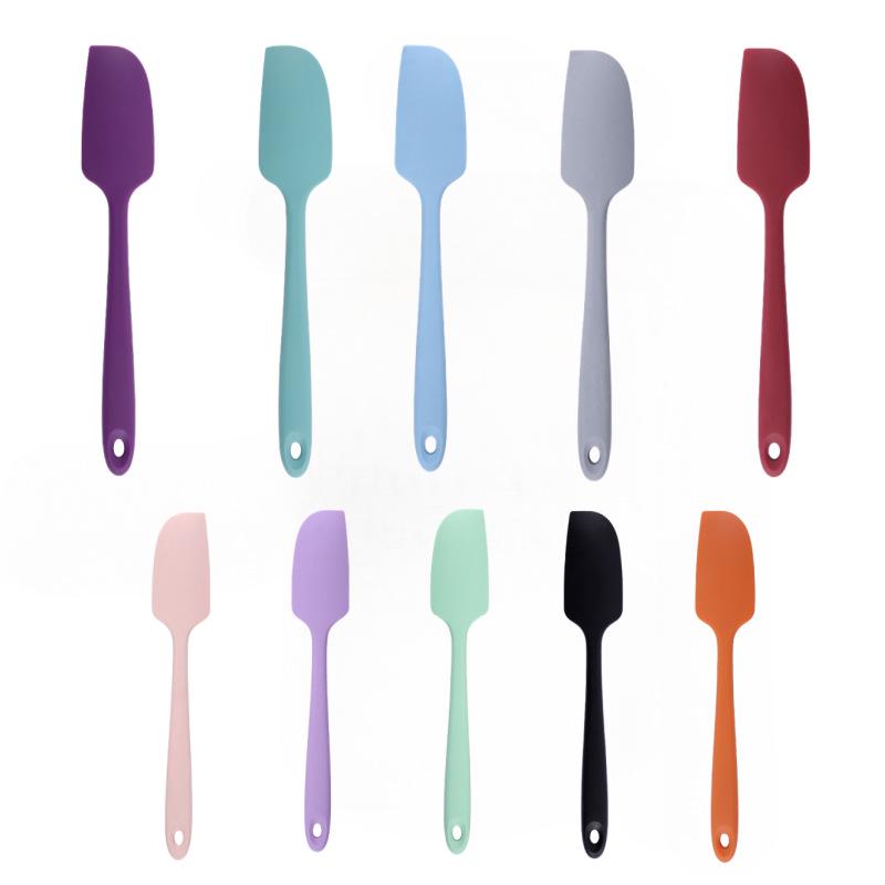 Silicone Spatula Set: Heat-Resistant, One-Piece Scrapers for Mixing & Baking (Small & Large Sizes)