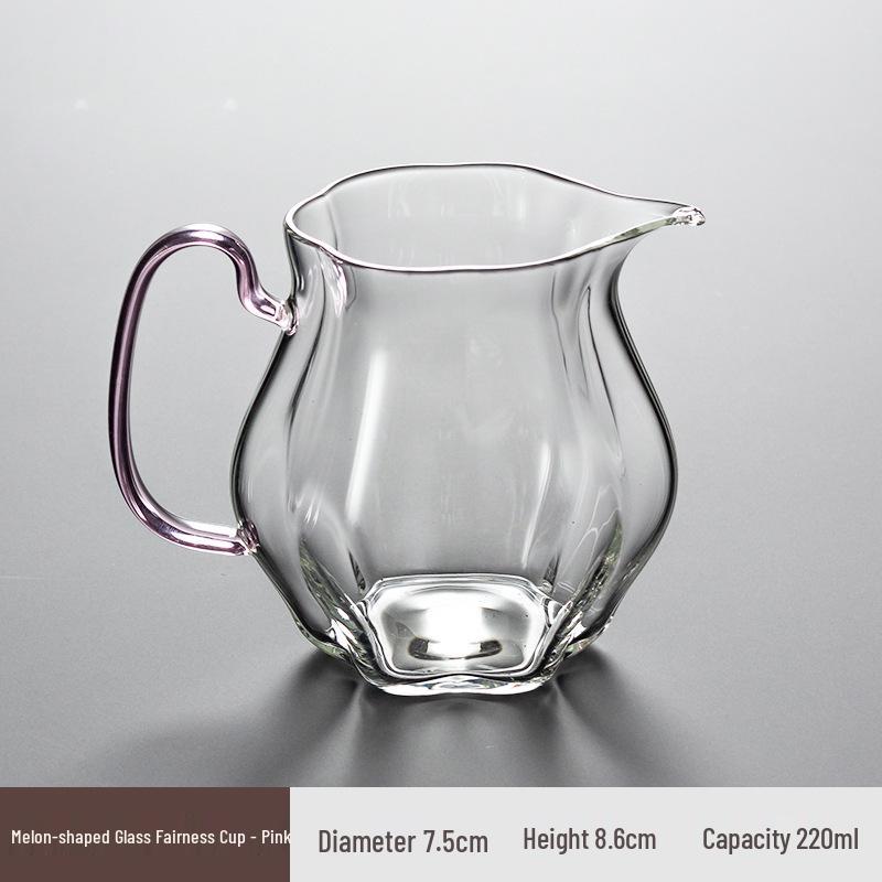 200ml Japanese Tea Fair Cup - Glass Serving Pitcher for Kung Fu Tea Ceremony