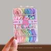 Spiral Design Mini Hair Bands High Elasticity Thin Hair Ties Ponytail Holders  For Toddler Girls