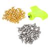 100PCS Track Spikes Alloy Steel 1Celsius4 Inch Track Shoe Spikes Replacement with Spike Wrench for Sprint Sports Running