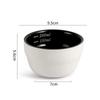 200ml Ceramic Measuring Bowl Thickened Coffee Cup with Scale High Temperature Resistant U Cupping Cup Espresso Measuring Mug