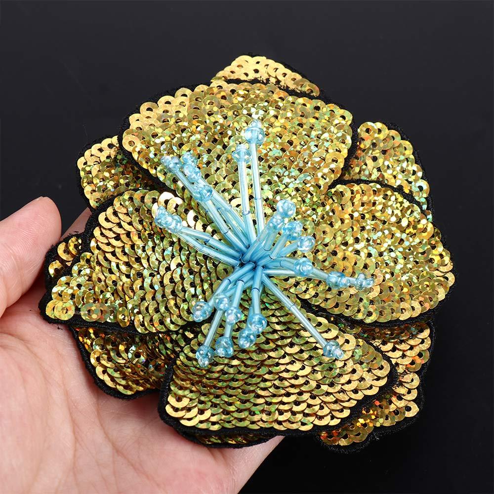 Large Embroidered Embroidery for Clothes Flowers Sew On Patch Patches Clothing Accessories Applique