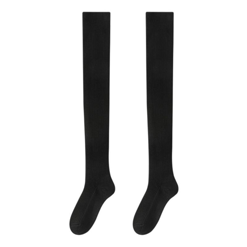 

Women s Wool Thigh High Socks Winter Boot Stockings Extra Long Over Knee Highs Leg Warmers Warm Over the Knee Socks os чорний