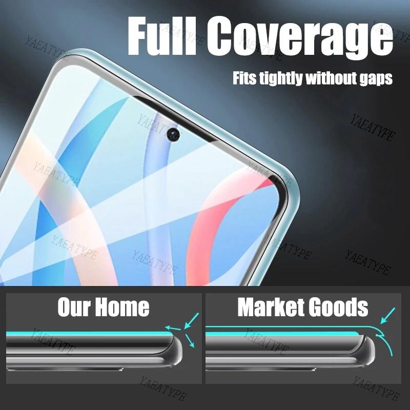 Película De Hidrogel Para Xiaomi Redmi 12 4g/5g, 5 Peças, Protetores De Tela Note 12 12s 12t 12r 12 Pro Plus, Filme Frontal De Telefone