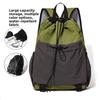 Lightweight Badminton Sports Bag Large Capacity Drawstring Fitness Bag  Outdoor Sports
