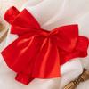 Underwear Bowknot Briefs Women Traceless Big Bow Underpants Cute Bow Ice Silk Panties  Ladies