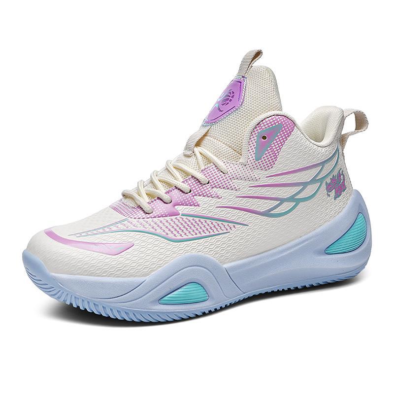 Popular basketball shoes youth shock-absorbing, wear-resistant, non-slip and breathable actual sports shoes