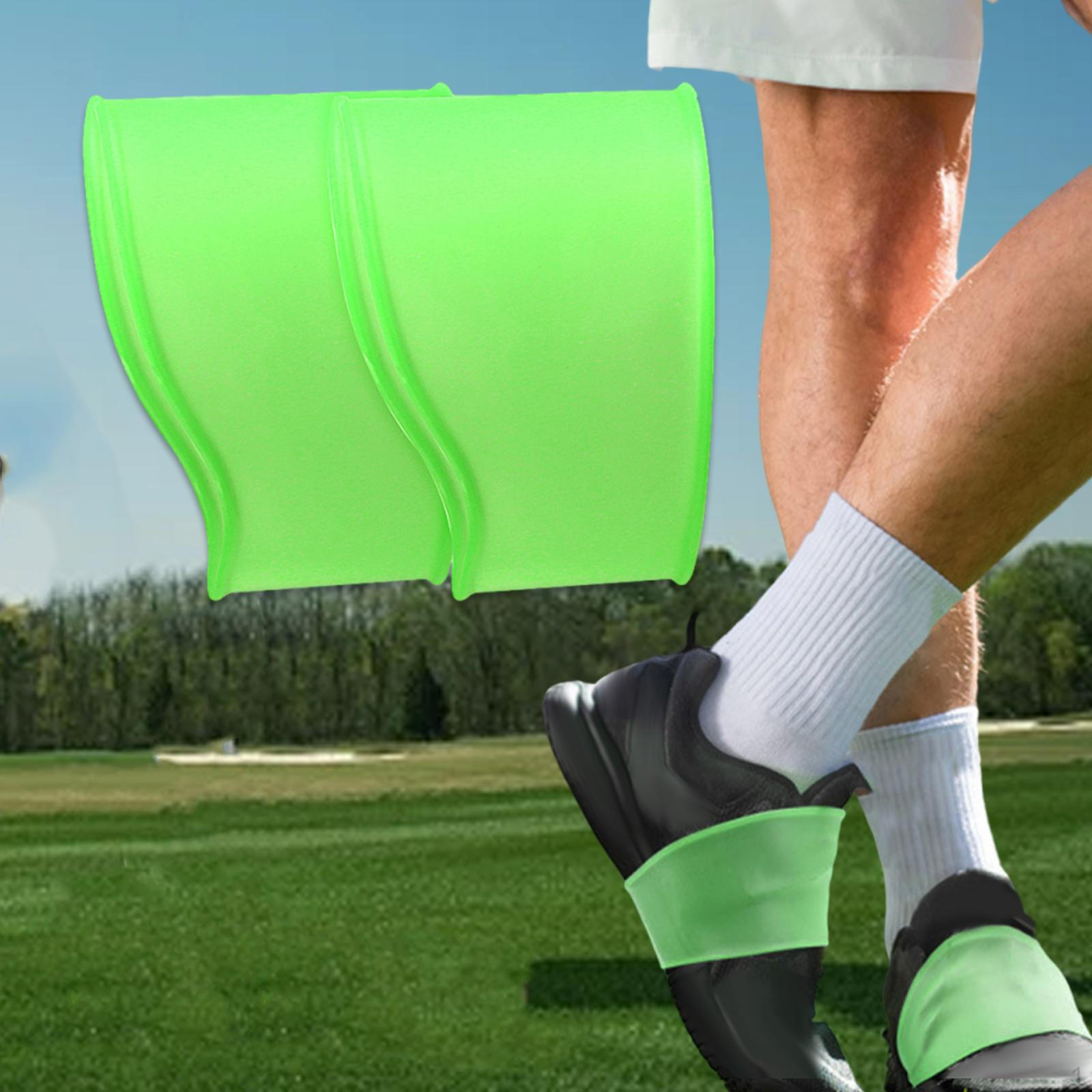 

2 шт. Спортивные кружевные ленты для футбола и танцев, силиконовые носки для обуви, различные виды деятельности зелёный