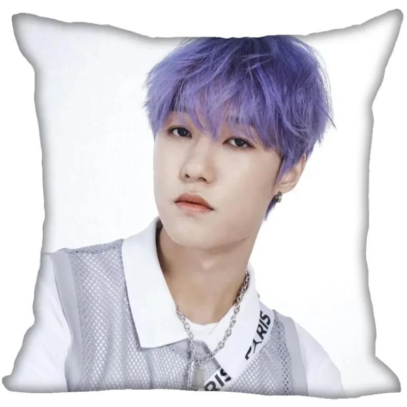 P1Harmony KPOP Cushion Cover Polyester Throw Pillow Case Super Soft Satin Fabric Cushion Cover Festive Home Decorative Cushions