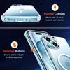 Strong Magnetic Case For iPhone 17 Air 16 15 14   11 Pro Max Plus Mini Magsafe Clear Hybrid Hard Cover Thin Soft Shell Capa