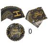 Happy Birthday Party Tableware Bunting Set Disposable Plates Napkins Supplies Decoration