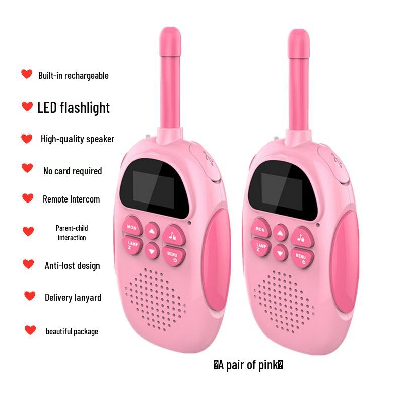 Cross-Border Parent-Child Long-Distance Walkie-Talkie Set - Rechargeable, Wireless, Interactive Toy Gift