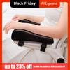 1Pair Soft Chair Armrest Pad with Adjustable Straps Non-Slip Chair Elbow Pillows Pad Comfortable Chair Armrest Cushion Home