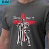 Deus Vult Crusader T-Shirt | Medieval Templar Tee