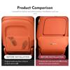 Car Seat Back Protector Cover Prevent Dirty Anti Kick Mat For Alfa Romeo GT Stelvio F1 Brera Volante Tonale Gloria Disco