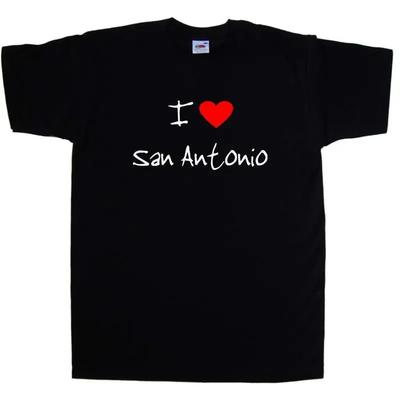 I Love Heart San Antonio Tshirt
