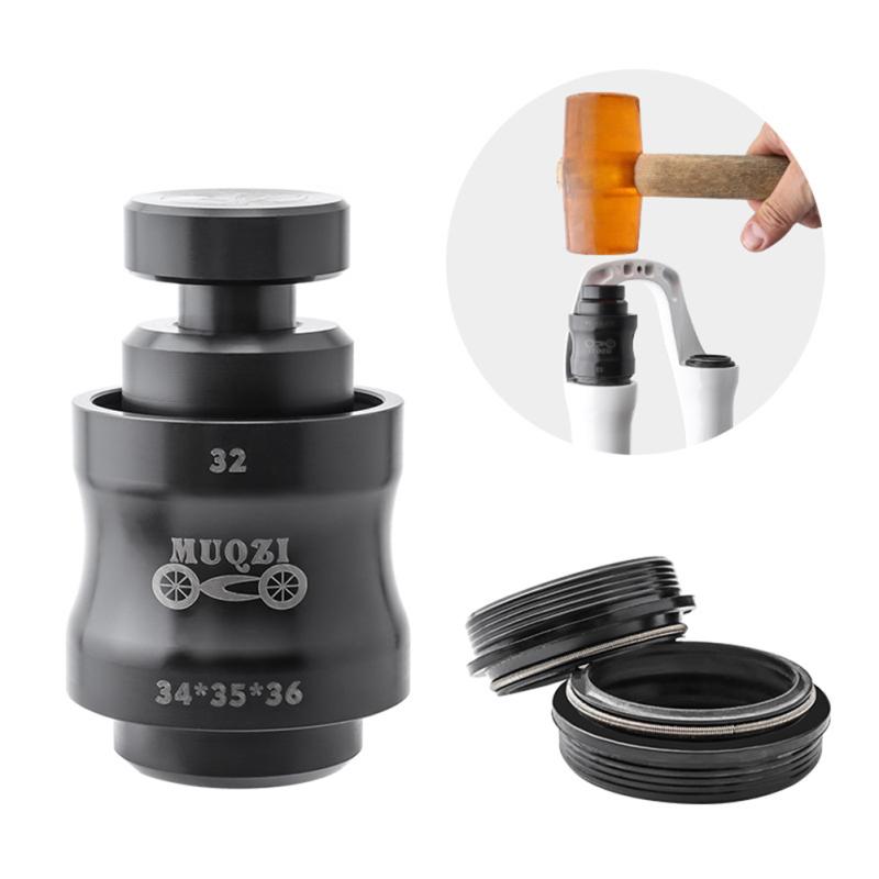 Steel Bicycle Front  Fork  Oil  Seal  Installation  Tool Shock Absorber Dust Seal Prevent Damage