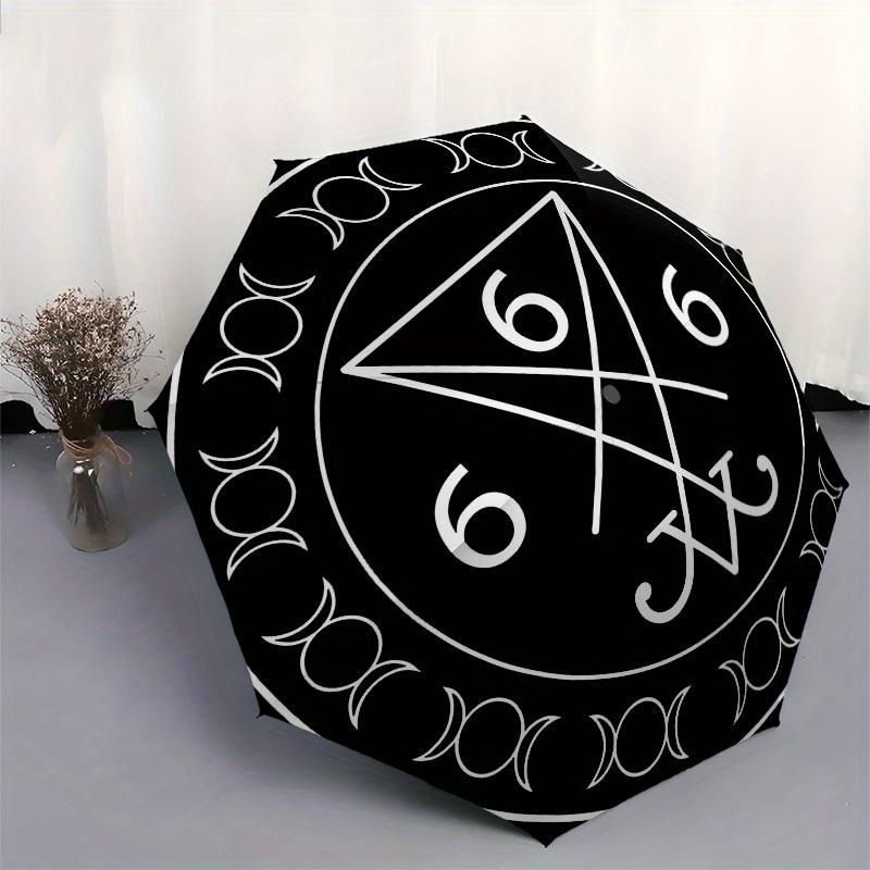 Enchanted Moon Phase Symbol - Mystical Decor for Your SpaceUmbrella, Portable 3-Fold Umbrella for Men & Women,Christmas Gift ES332