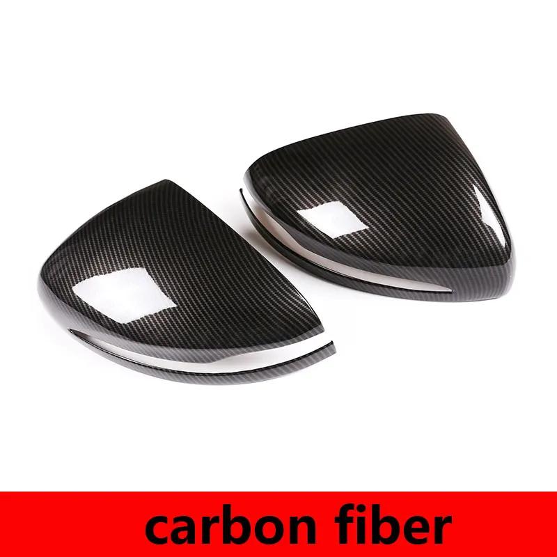 For Mercedes Benz G Class W463 -22 GLE GLS ABS Carbon Fiber Side Door Rearview Mirror Cap Cover Trim Sticker Car Accessories