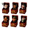 Funny Desk Accessory Christmas Magic Pop-Up Gift Box, Cute Reindeer Santa Claus Gingerbread Prank Unique Holiday Surprise Reusable Spring-Loaded