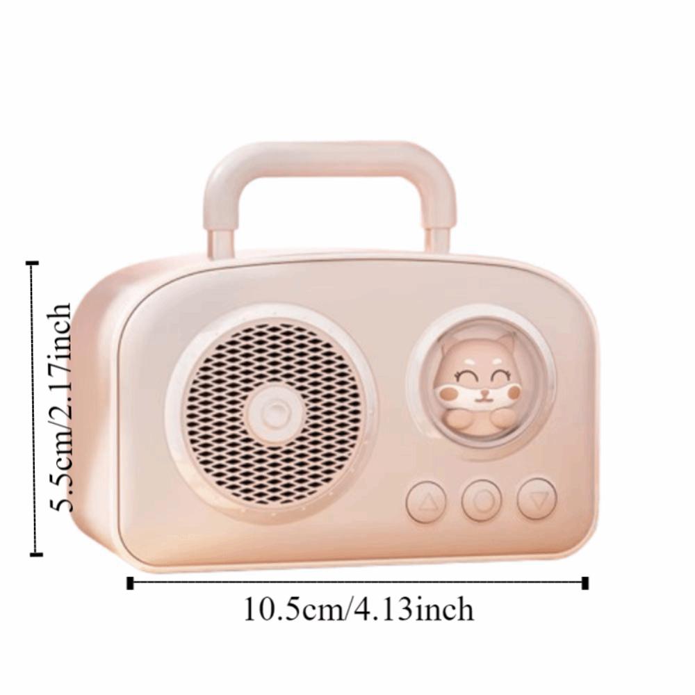 USB Interface Mini Retro Bluetooth Speaker Rich Bass Wireless Speaker Portable Speaker Student Use