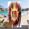 Belgien Fußball Druck Strandtuch Schnelltrocknend Super Saugfähig Weich Badetuch zum Schwimmen Strand Reisen Fan Souvenir Geschenk