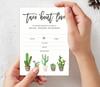 Inkdotpot 30 Bridal Shower InvitationsA  Cactus Taco'bout loveA  Wedding Fill-In Style Invites Blank