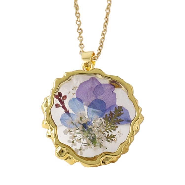 Fashion Statement Floral Necklace Birth Month Flower Neckchain Stylish Accessory for Birthdays Anniversaries