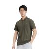 Li Ning Fitness Series Simple Solid Color Casual Sports Polo Shirt Men tops Military-Green APLU253-4