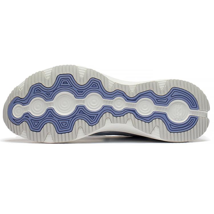 Li Ning YueYing Element Cushioning Slip Resistant Low top Running Shoes Men's Blue Purple ARHS009-8