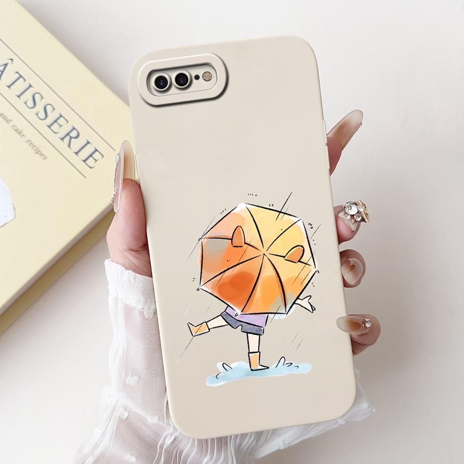 For Apple iPhone 7 Plus Case iPhone8 Plus Luxury Candy Painted Cover Shockproof Phone Case For iPhone 8 iPhone7 Plus Soft Fundas