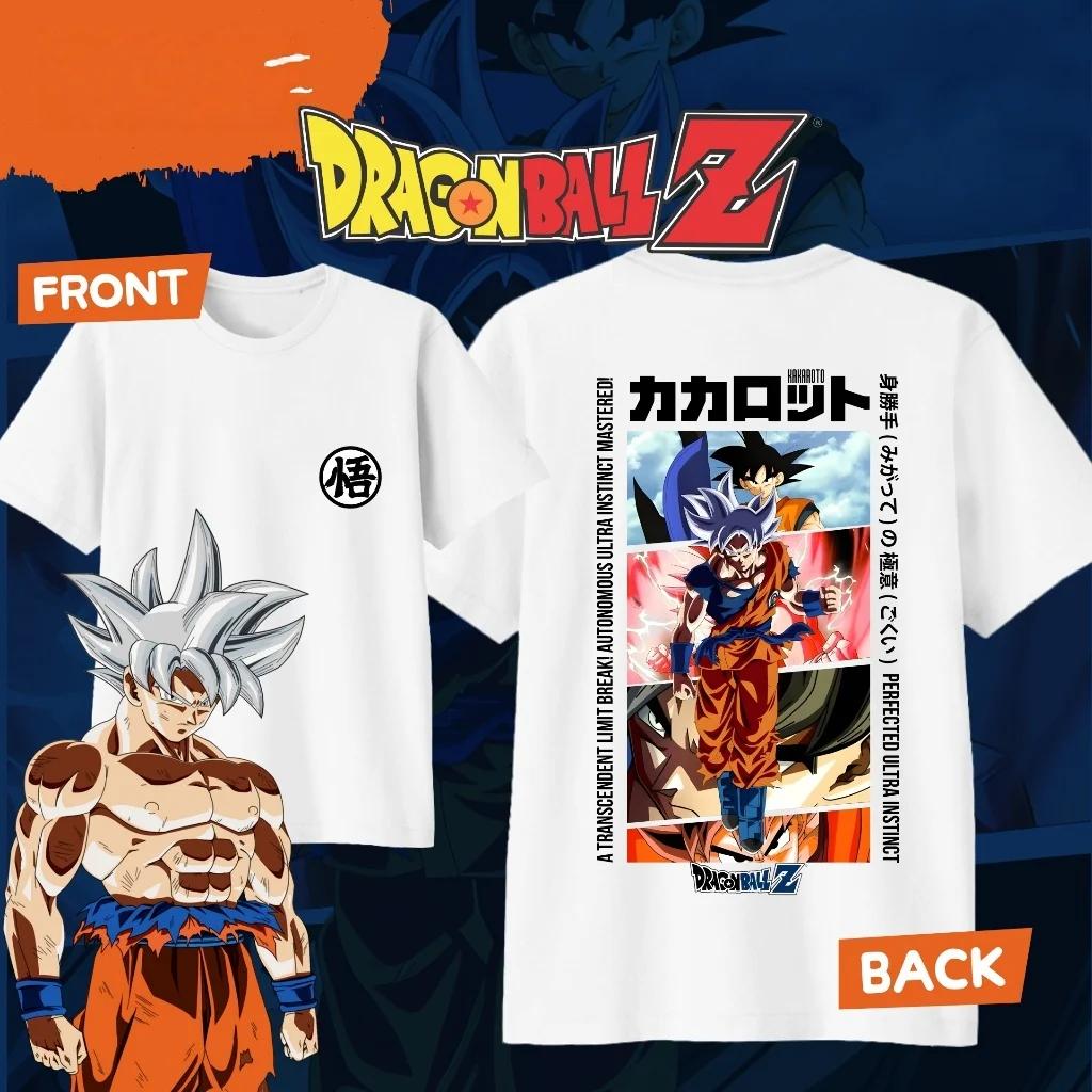 Anime Dragon Ball Son Goku Printed Cotton T-shirt 2026 Summer Men's and Women's Harajuku Clothing Fashion Casual Street T-shirt