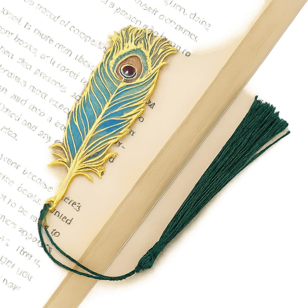 Light-Transmitting Metal Bookmark Creative Hollow Out Bookmark Decorative Bookmark  Office Reading