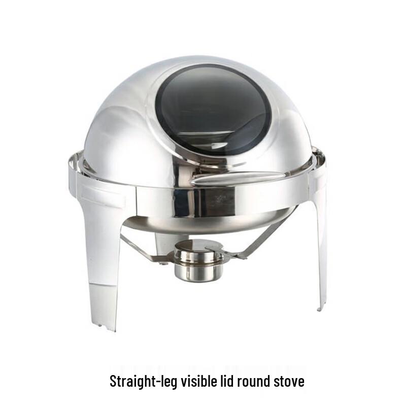 Wutuo Stainless Steel Buffet Chafing Dish with Visible Flip Lid