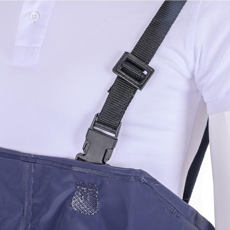 Thickened Suspender Flood Control Wading Pants