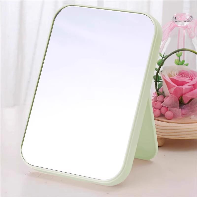 Portable HD Single-Sided Folding Makeup Mirror - Compact Desktop and Pocket Beauty Mirror