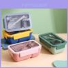 Nordic Style Microwave Safe Bento Box For Students And Office Use