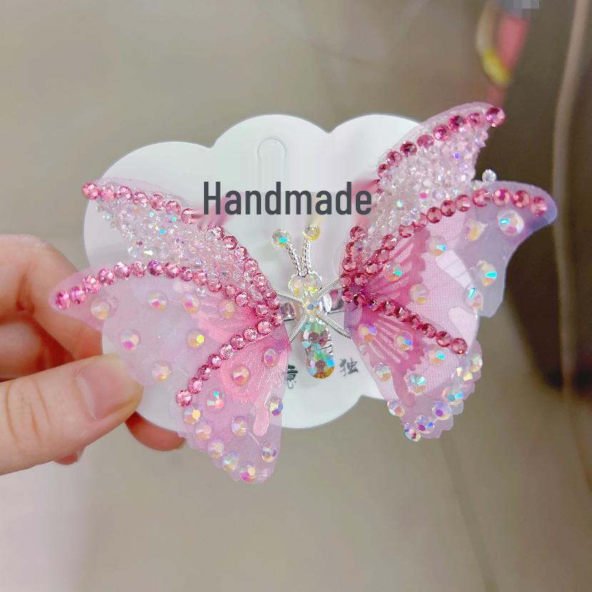 Korean Ancient Style Flapping Butterfly Tassel Hair Clip & Hairpin