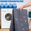 Reusable Pet Urinary Pad Waterproof & Absorbent Pee Pad Guinea Pig Cage Lining Machine Washable Small Pet House Sleeping Mat