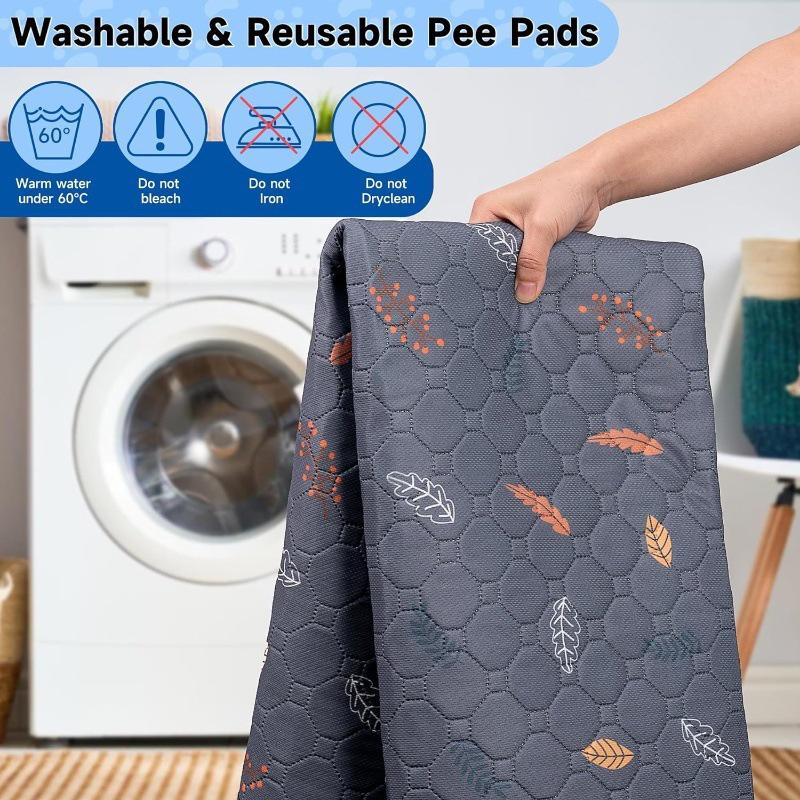 Reusable Pet Urinary Pad Waterproof & Absorbent Pee Pad Guinea Pig Cage Lining Machine Washable Small Pet House Sleeping Mat