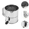 Flour, Hand-cranked Kitchen Supplies, Sugar Mixer with Hand Crank for Decorating Cakes, Tarts,
